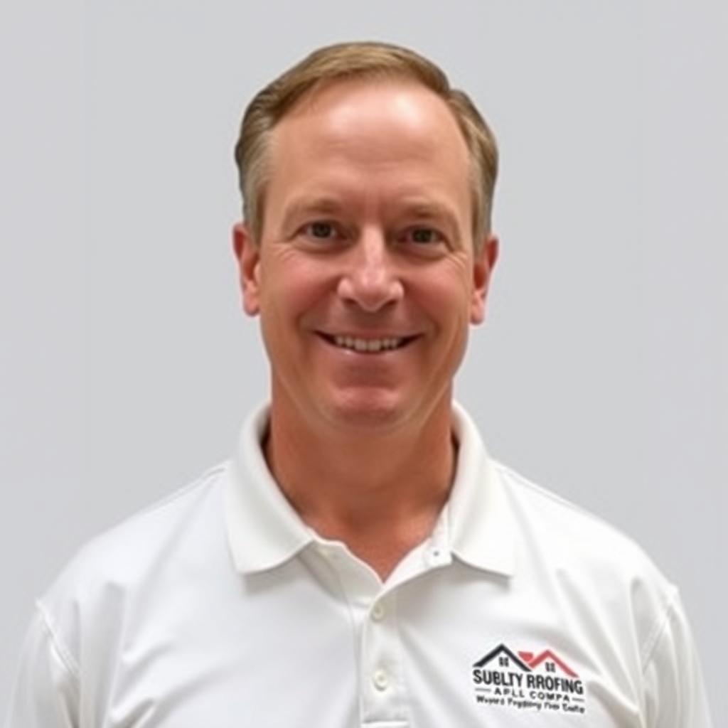 Portrait of Mike Johnson, owner of Summit Roofing Solutions Portrait of Mike Johnson, owner of Summit Roofing Solutions