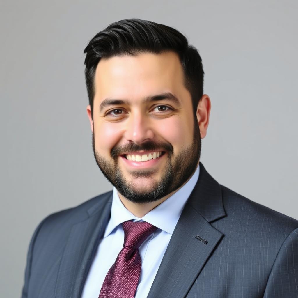 Portrait of David Rodriguez, Sales Director at Global Fabrication Solutions