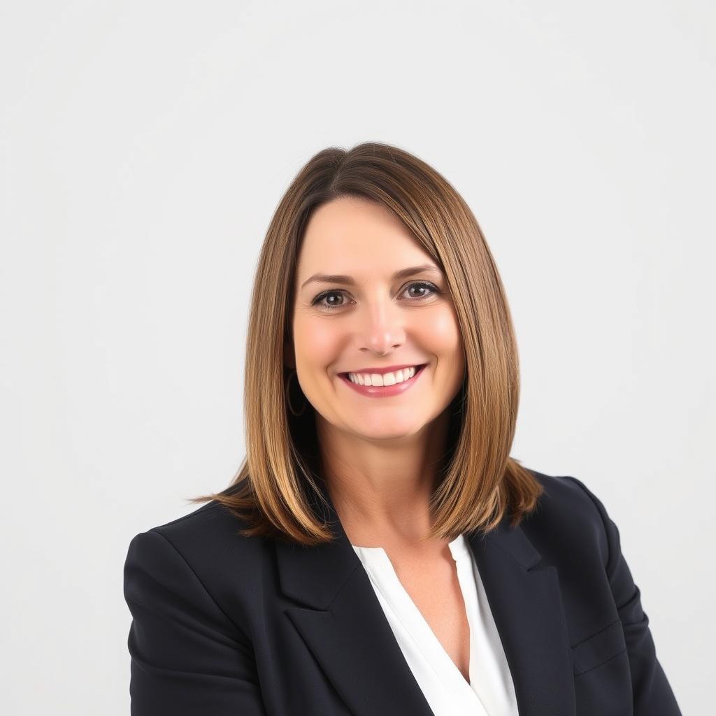 Portrait of Sarah Johnson, Sales Director at PremiumGoods Inc