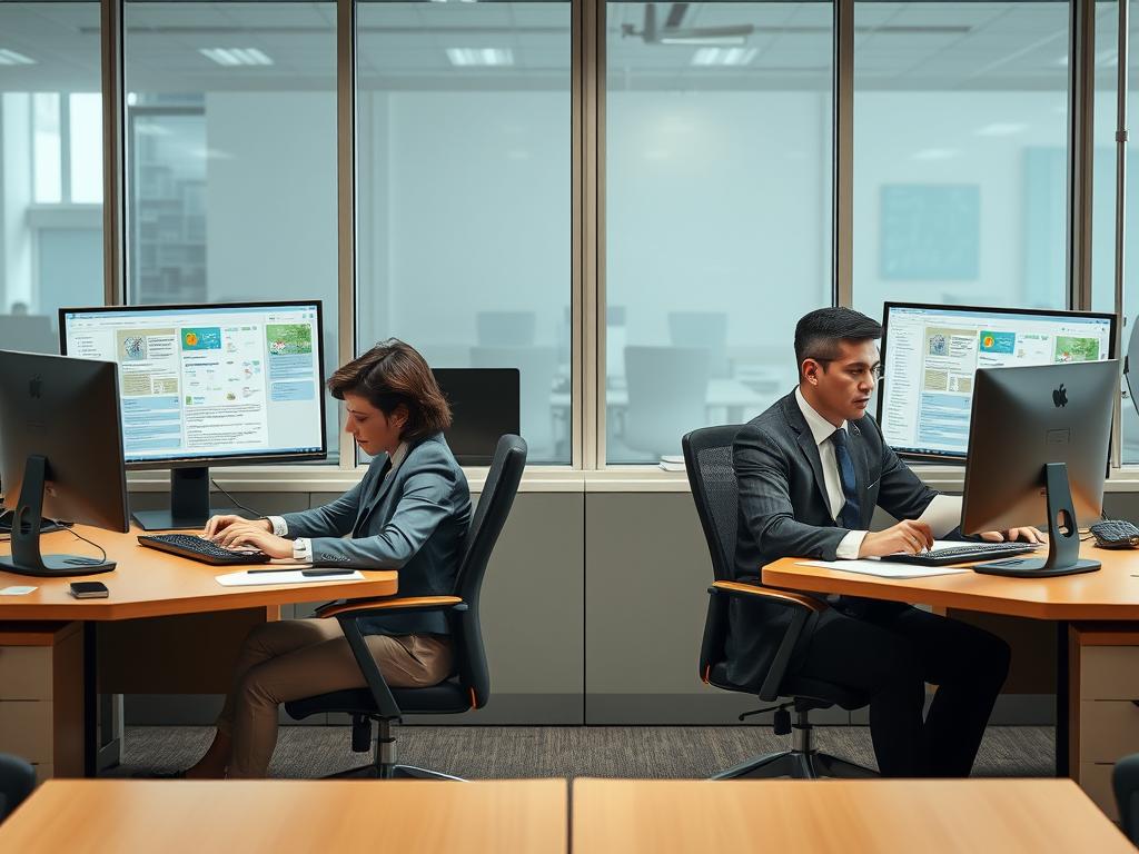Two team members working on the same task unknowingly