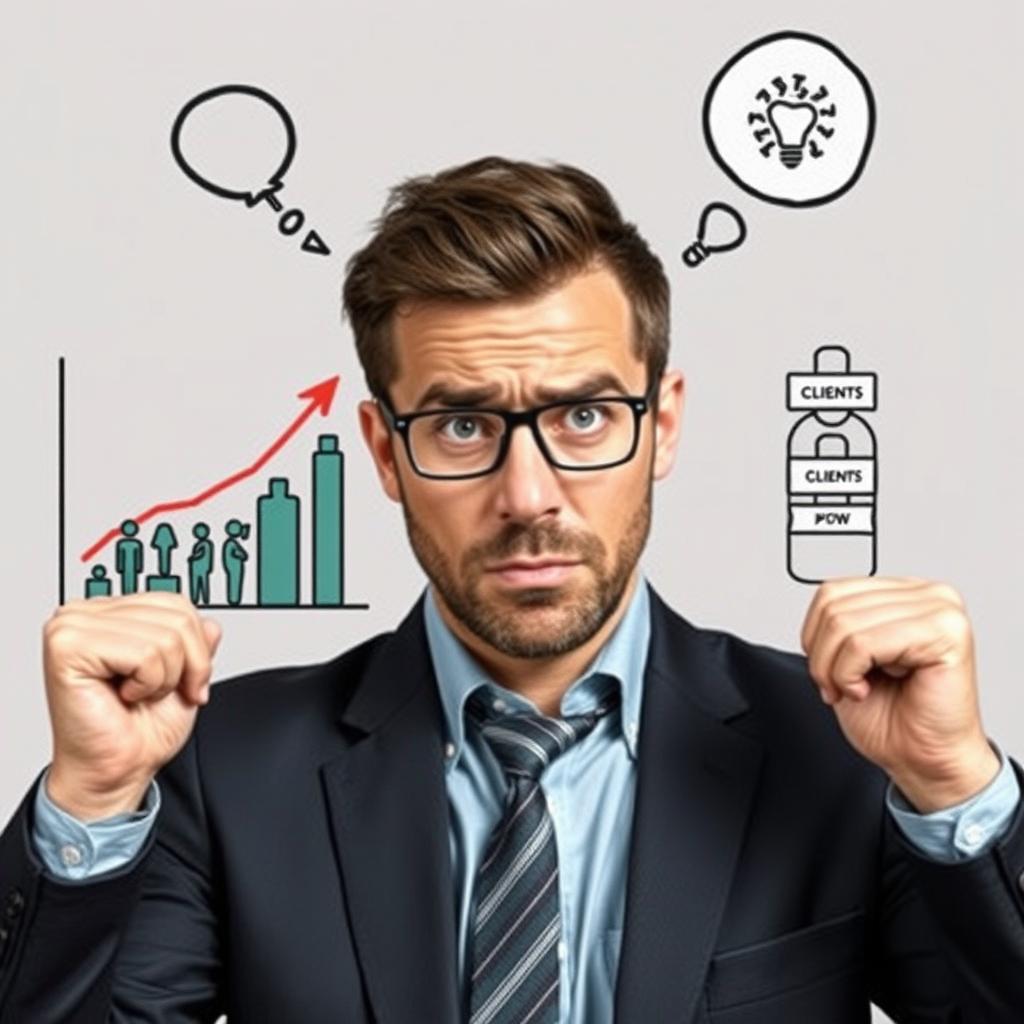 Business owner struggling to scale with manual account management processes Business owner struggling to scale with manual account management processes