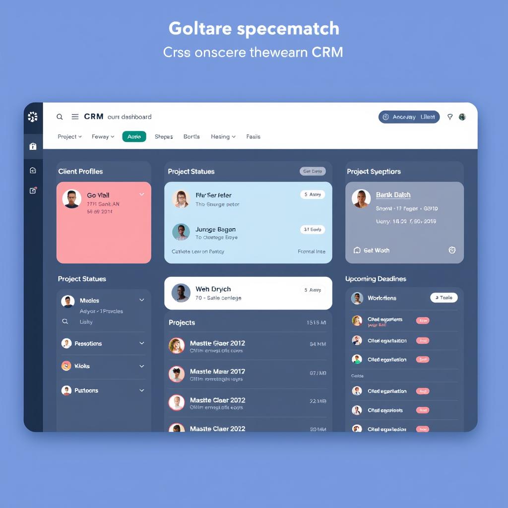 Centralized client dashboard in ClearCRM Freelancer CRM
