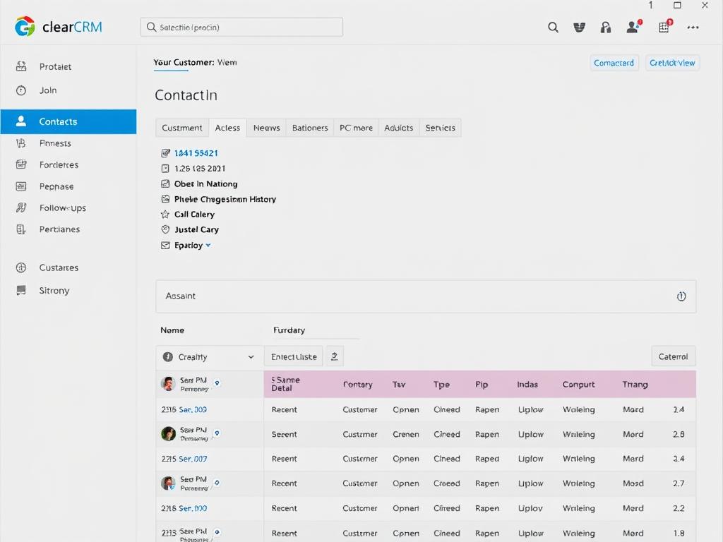 Centralized contact management with all client information in one view Centralized contact management with all client information in one view