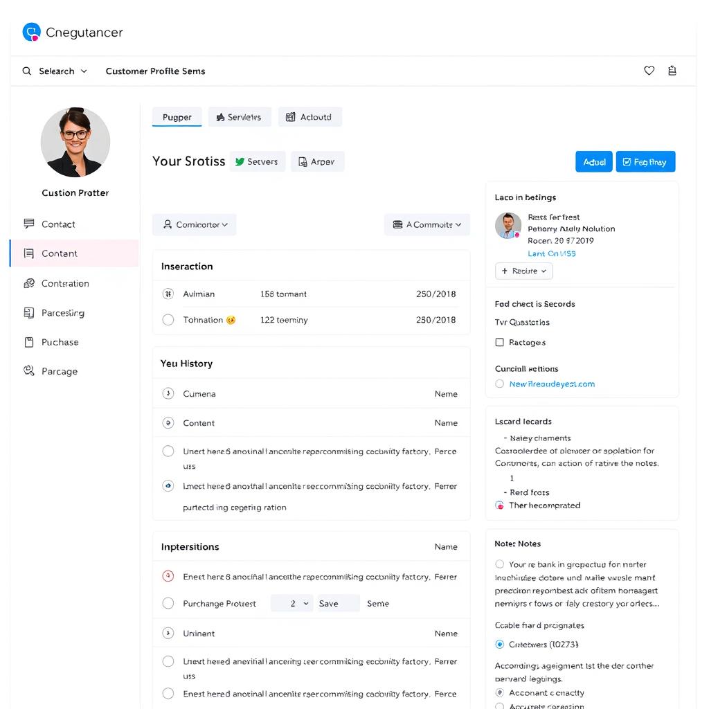 Centralized customer profiles in Small Business CRM