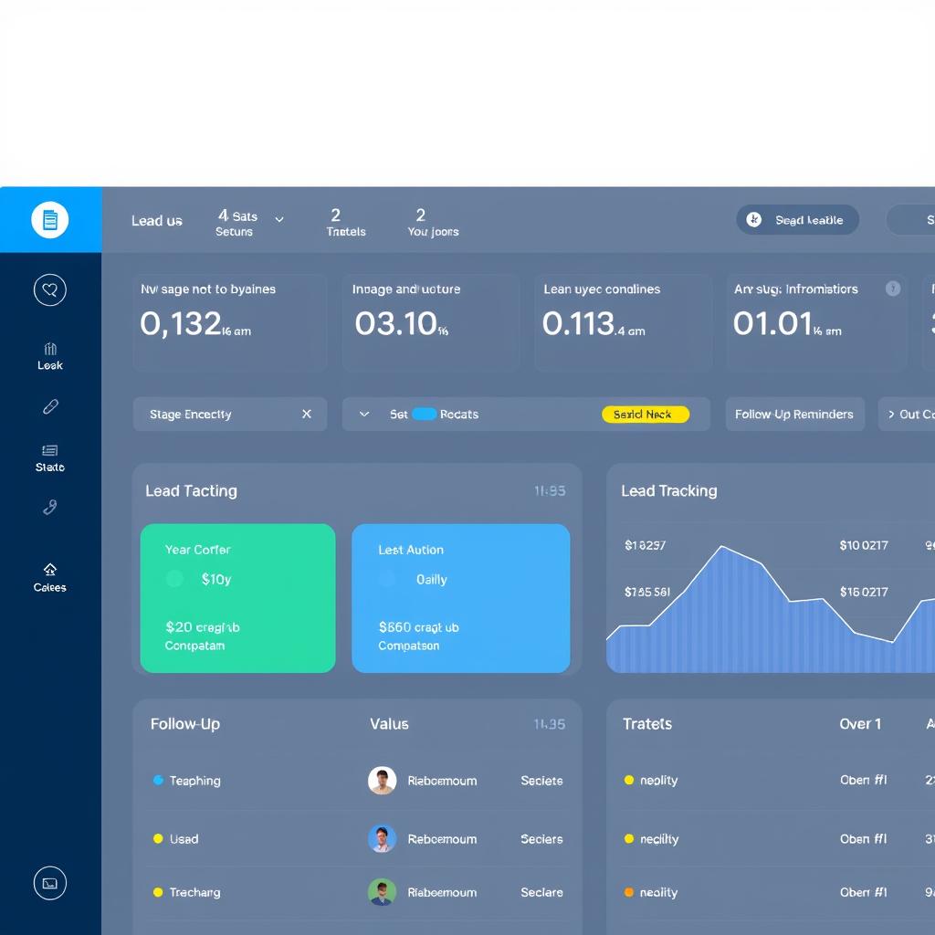 ClearCRM unified dashboard showing lead tracking