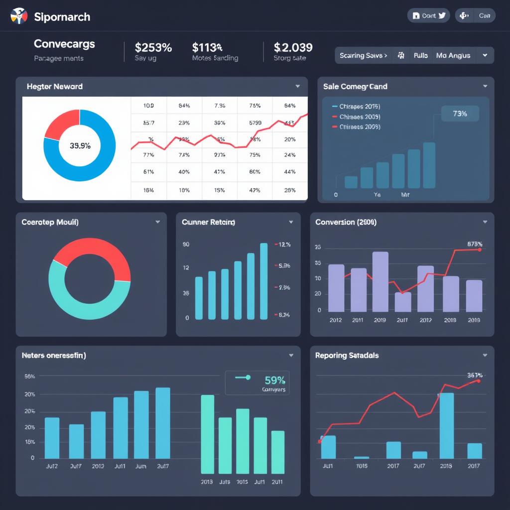 ClearCRM's reporting dashboard with actionable insights