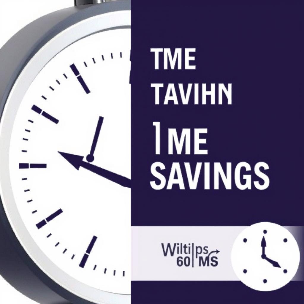 Clock showing time saved with ClearCRM automation