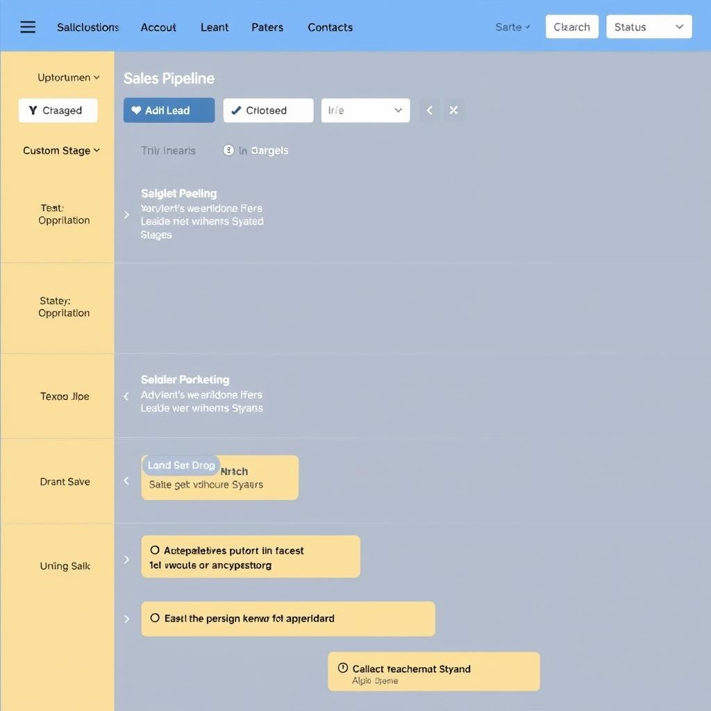 Customizable sales pipelines for small business