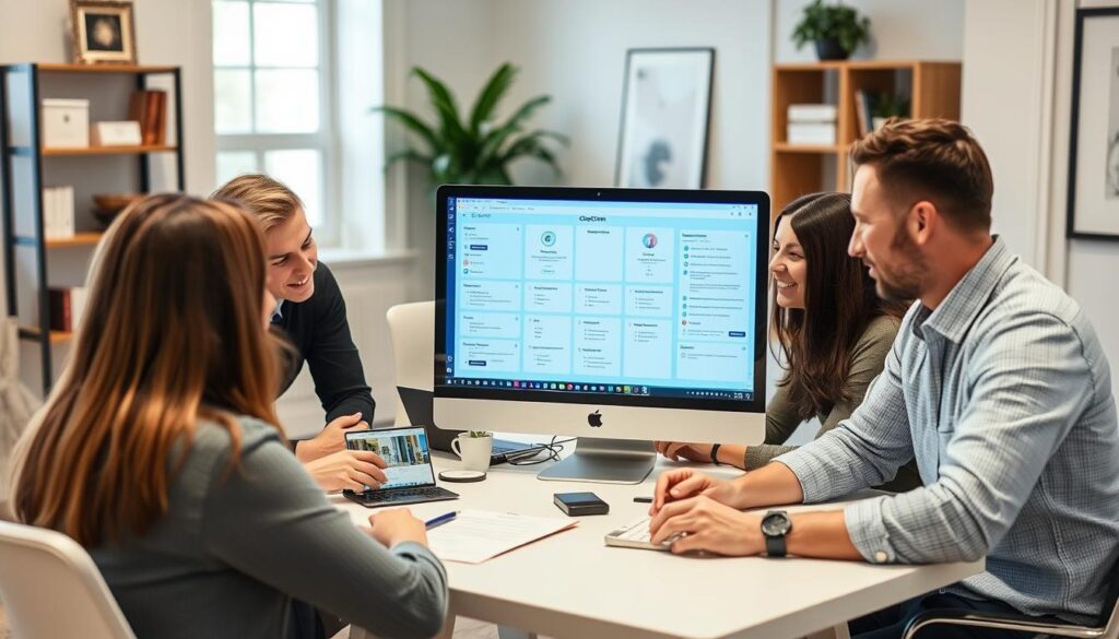Design studio team successfully using ClearCRM