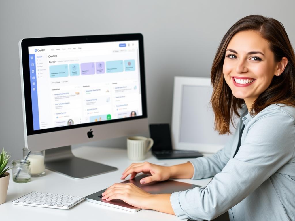 Freelance copywriter using ClearCRM to manage clients