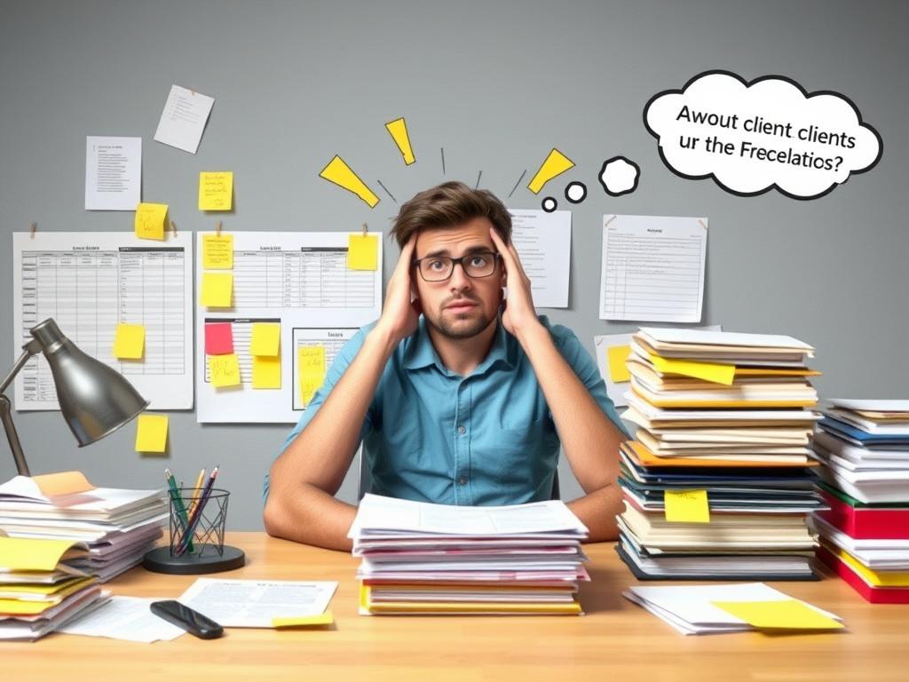 Freelancer struggling to scale their business with manual systems