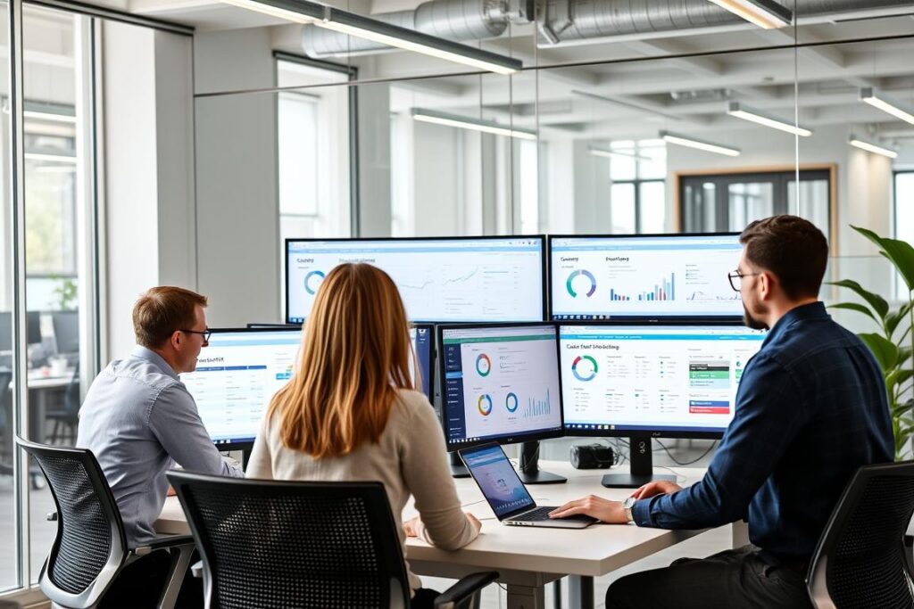 Marketing agency team using ClearCRM for lead tracking and email campaigns Marketing agency team using ClearCRM for lead tracking and email campaigns