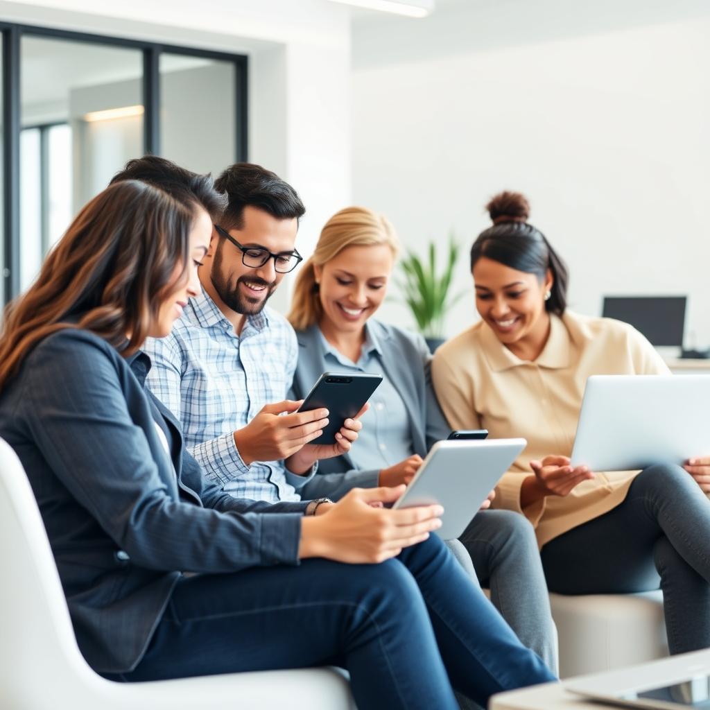 Multiple team members accessing ClearCRM on different devices