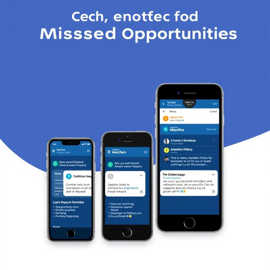 Notification system preventing missed opportunities