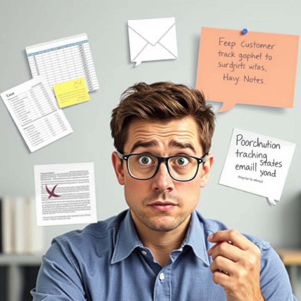 Poor customer tracking in small business operations