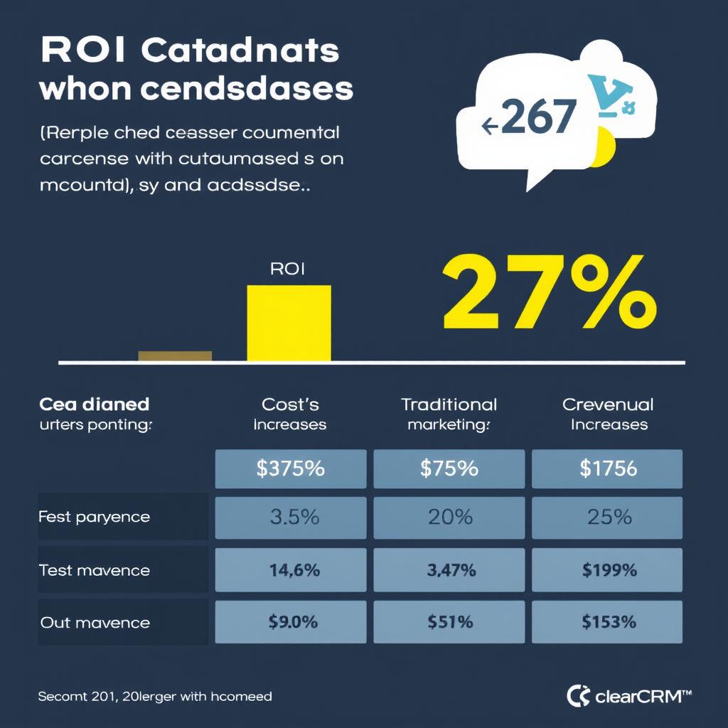 ROI comparison showing improved returns with integrated SMS Marketing Software