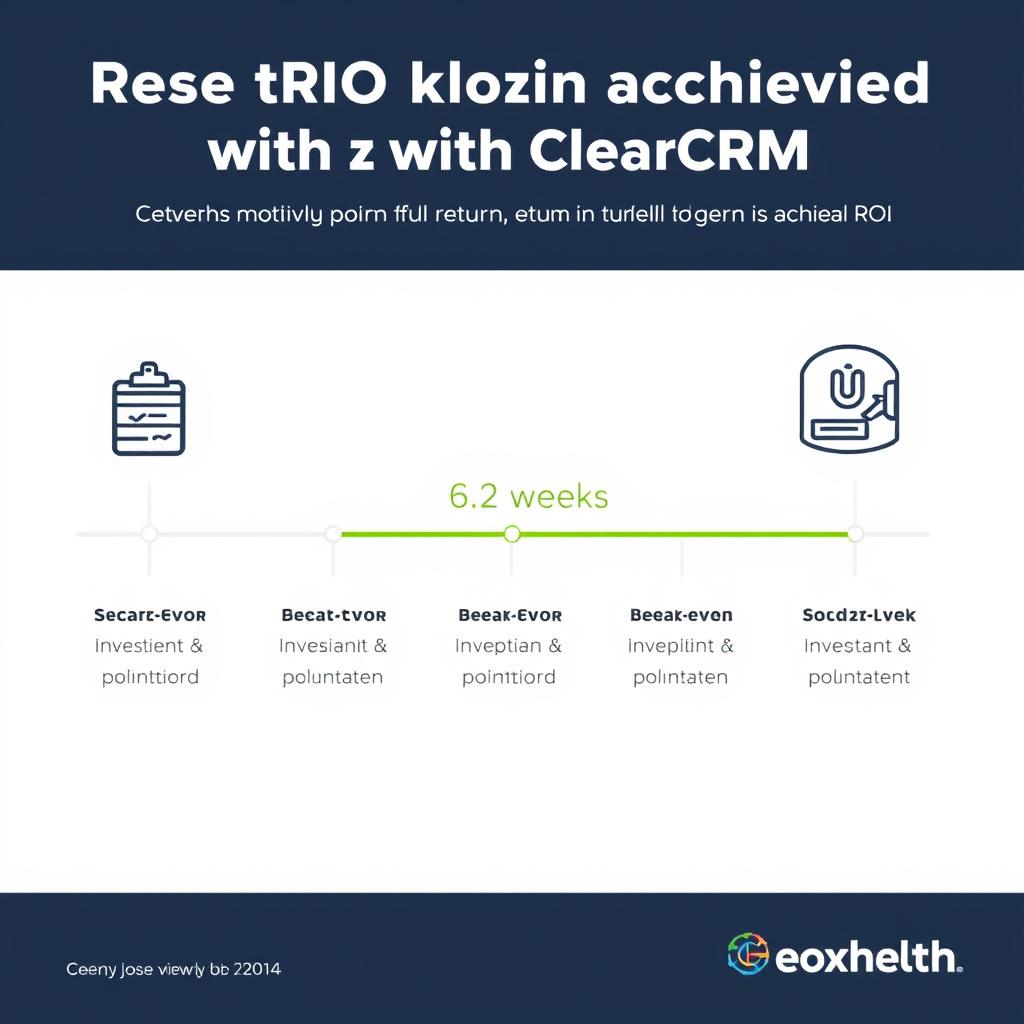 ROI timeline visualization for ClearCRM