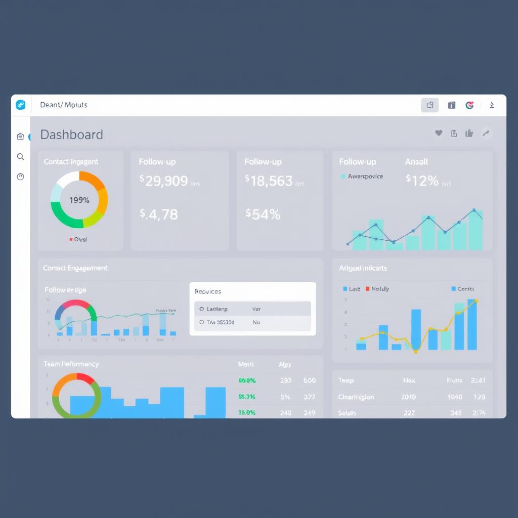 Reporting dashboard for contact management metrics Reporting dashboard for contact management metrics
