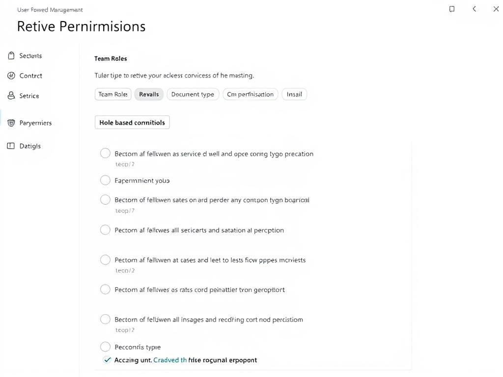 Role-based access controls in secure record keeping software