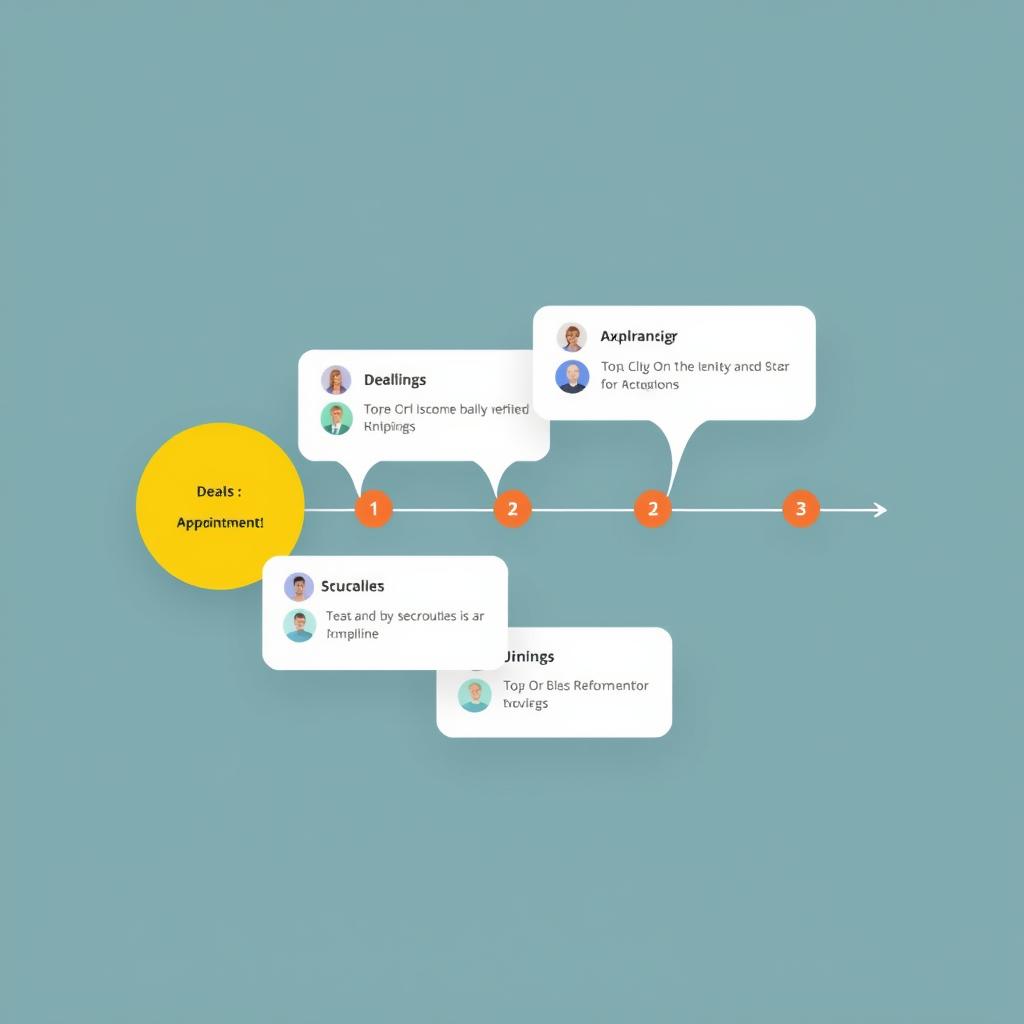 Sales pipeline integrated with appointments in ClearCRM