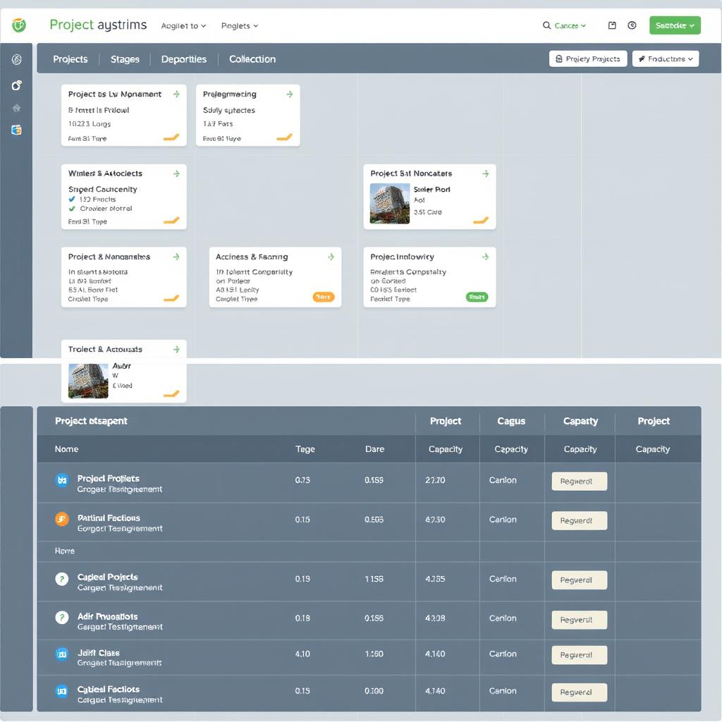 Scalable project management in record keeping software