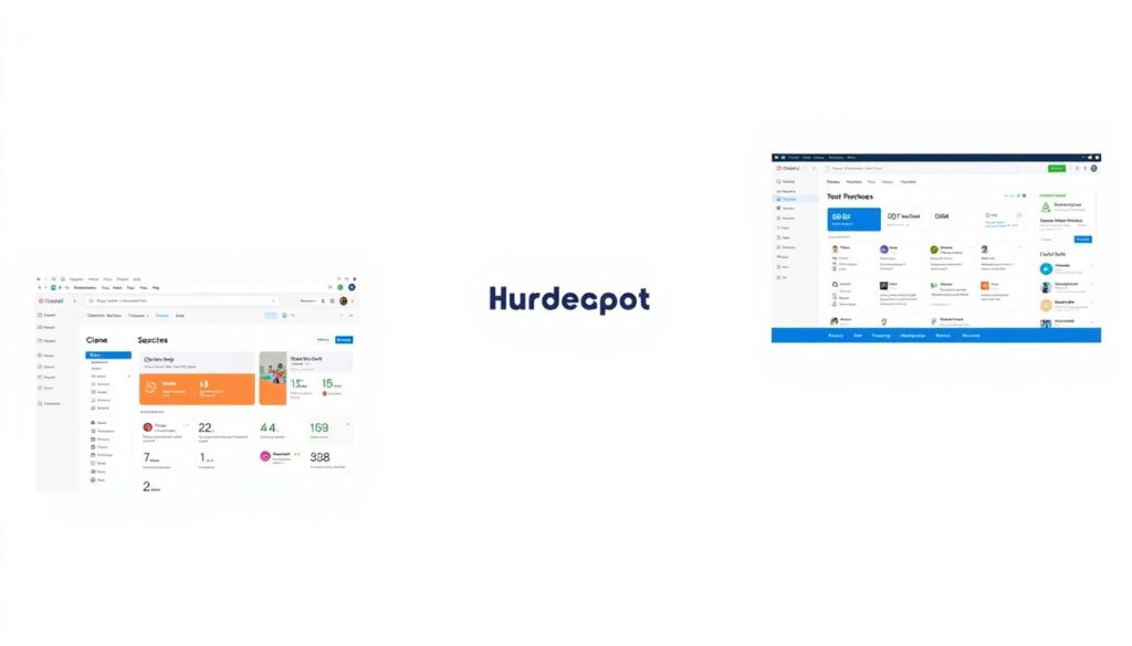 Side-by-side comparison of ClearCRM versus competitors showing interface simplicity Side-by-side comparison of ClearCRM versus competitors showing interface simplicity
