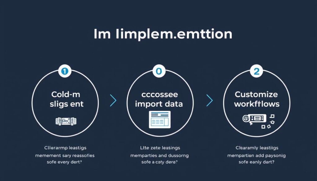 Simple 3-step implementation process for ClearCRM
