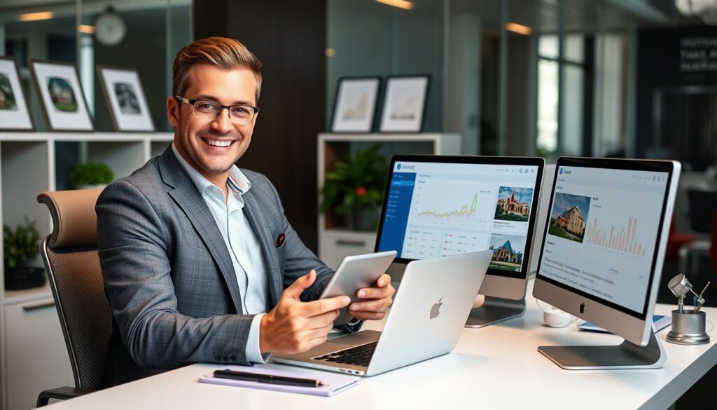 Successful real estate agent using ClearCRM to manage leads