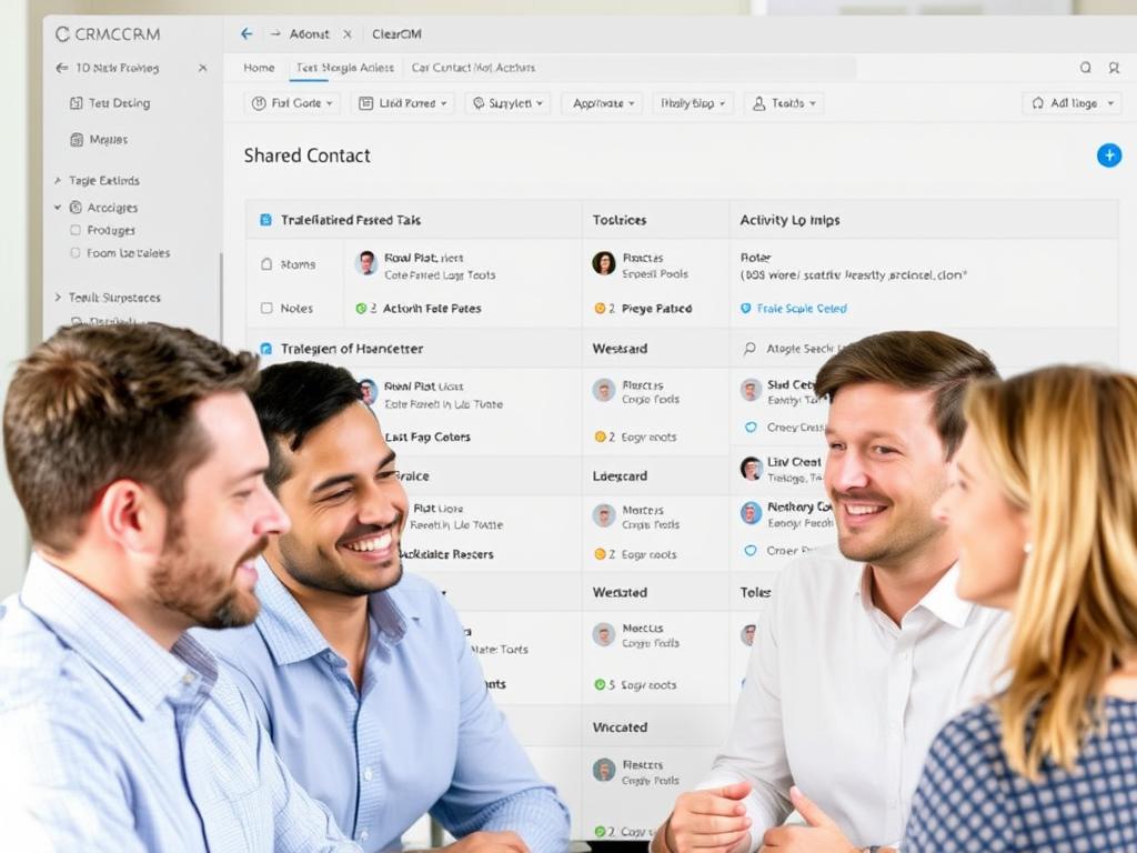 Team collaboration features in contact management software Team collaboration features in contact management software