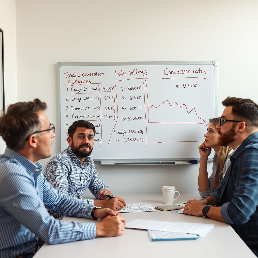 Team members struggling with manual sales process as business grows