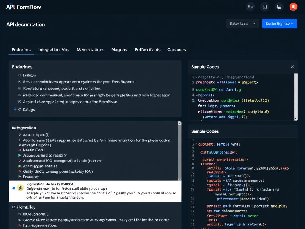 FormFlow API documentation and integration