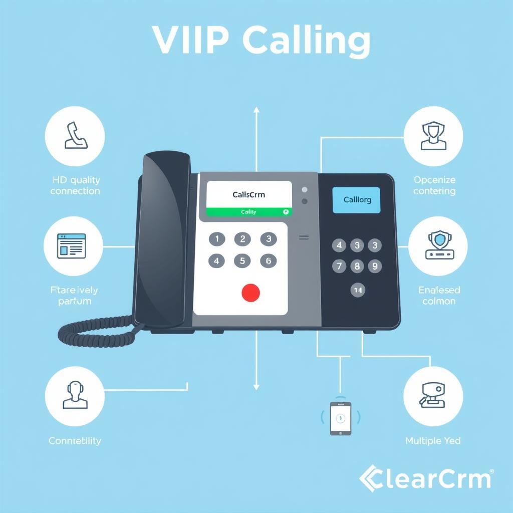 VoIP calling features in ClearCRM telephony software VoIP calling features in ClearCRM telephony software