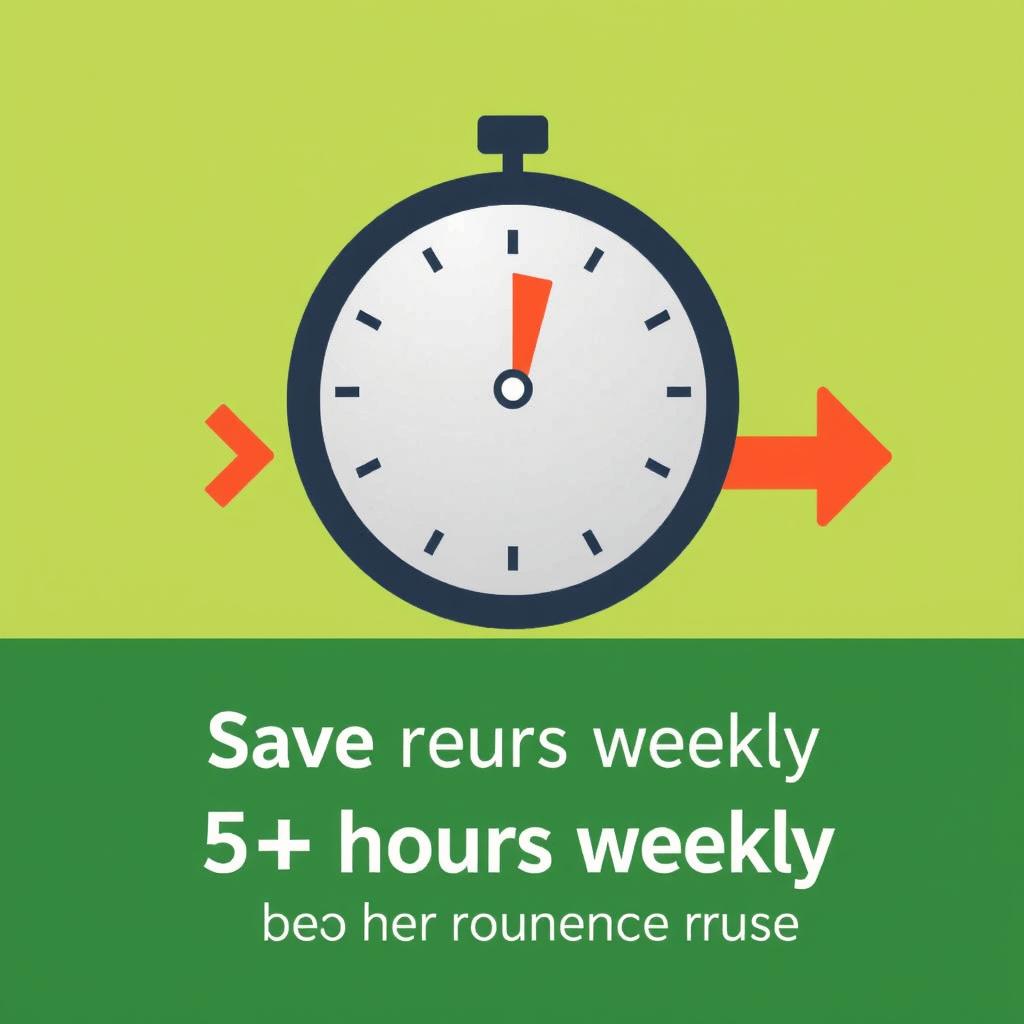 Clock showing time savings with ClearCRM Clock showing time savings with ClearCRM