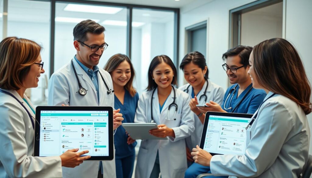 Healthcare team using ClearCRM to manage patient relationships efficiently Healthcare team using ClearCRM to manage patient relationships efficiently