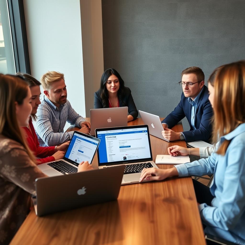 Team members collaborating effectively with ClearCRM Team members collaborating effectively with ClearCRM