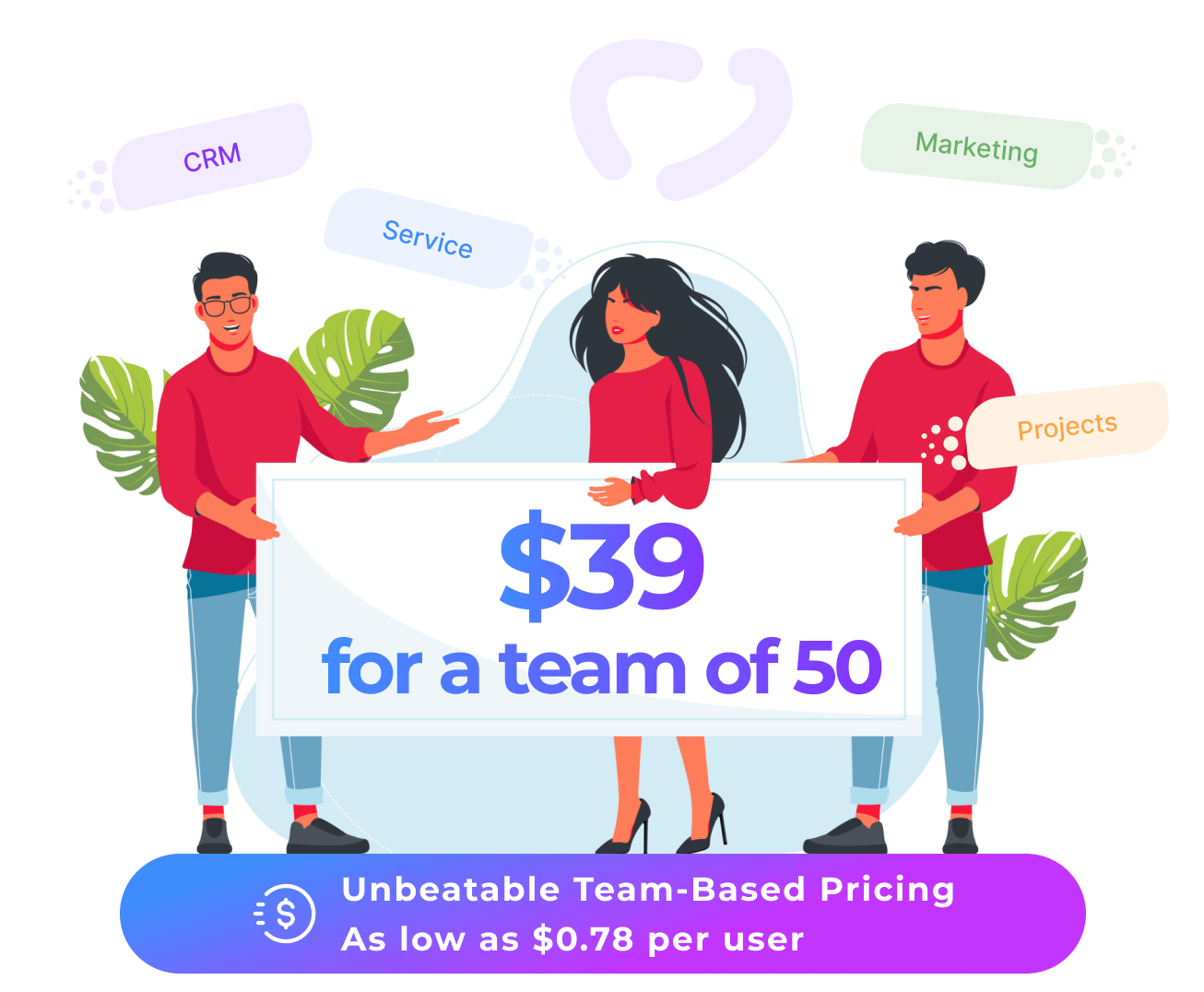 ClearCRM - Team-based CRM Pricing - lowest on the market